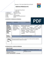 Institución Educativa "1157 JULIO CESAR TELLO ROJAS" Sesión de Aprendizaje N°06