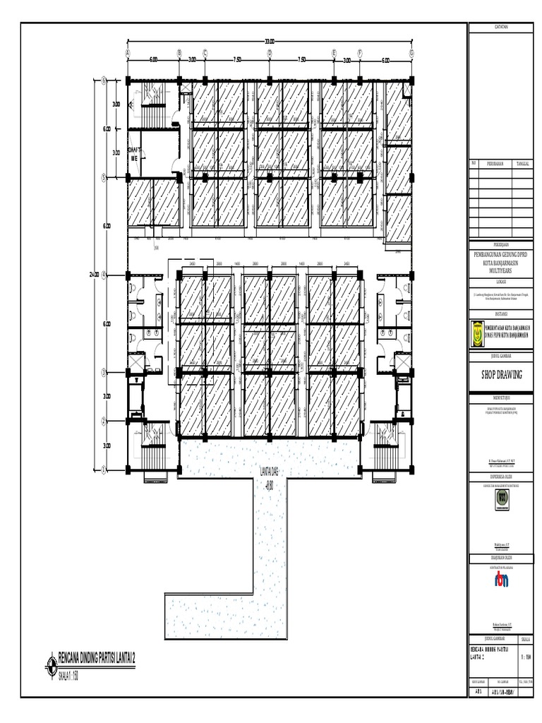 Rencana Dinding Partisi | PDF