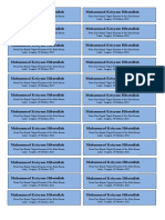 Biodata Muhammad Keisyam Hibatullah