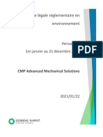 Veille Légale - Environnement - CMP Advanced Mechanical Solutions - 1er Janvier Au 31 Décembre 2020