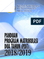 BUKU PANDUAN Matrikulasi