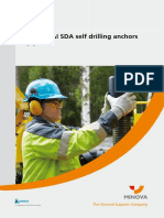 Minova MAI SDA Self Drilling Anchors: Design Guide