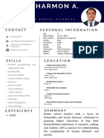 Grey Clean CV Resume Photo