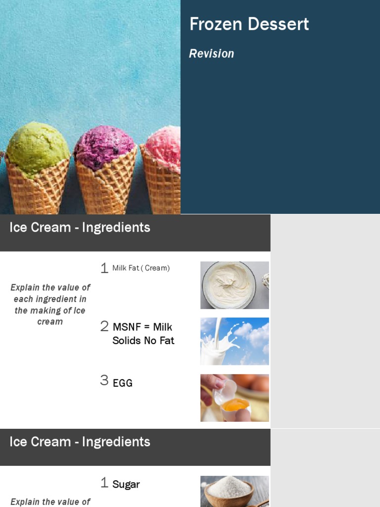 Revision Frozen Dessert PDF