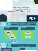 Penyusunan Dokumen Perencanaan Perangkat Daerah "Renstra Dan Renja PD"