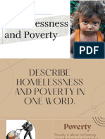 Homelessness and Poverty