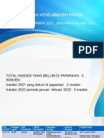 Laporan Keselamatan Pasien: Periode Desember 2021, Januari-Febuari 2022