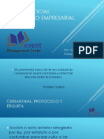 Etiqueta Social Protocolo Empresarial: Prof. Mg. Leonardo S. Artigas Facebook: Leonardo S. Artigas