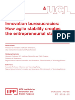 Innovation Bureaucracies: How Agile Stability Creates The Entrepreneurial State