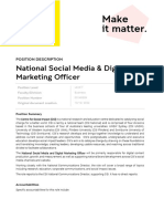 PD - National Social Media & Digital Marketing Officer - Level 7