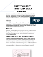 CONSTITUCIÓN Y ESTRUCTURA DE LA MATERIA Expo