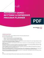 Program - Planner Movement - Games Rhythmic 2022 Withcards