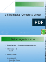 3-Kinematika (Contoh) & Vektor