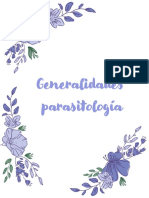 Geeralidades de Parasitología-Microbiología