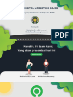 Strategi Digital Marketing Gojek: Dosen Pengampu: Prof - Dr.Arlina Nurbaity Lubis, SE - MBA