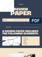 Elements of A Review Paper Presentation