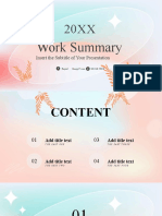 Work Summary: Insert The Subtitle of Your Presentation