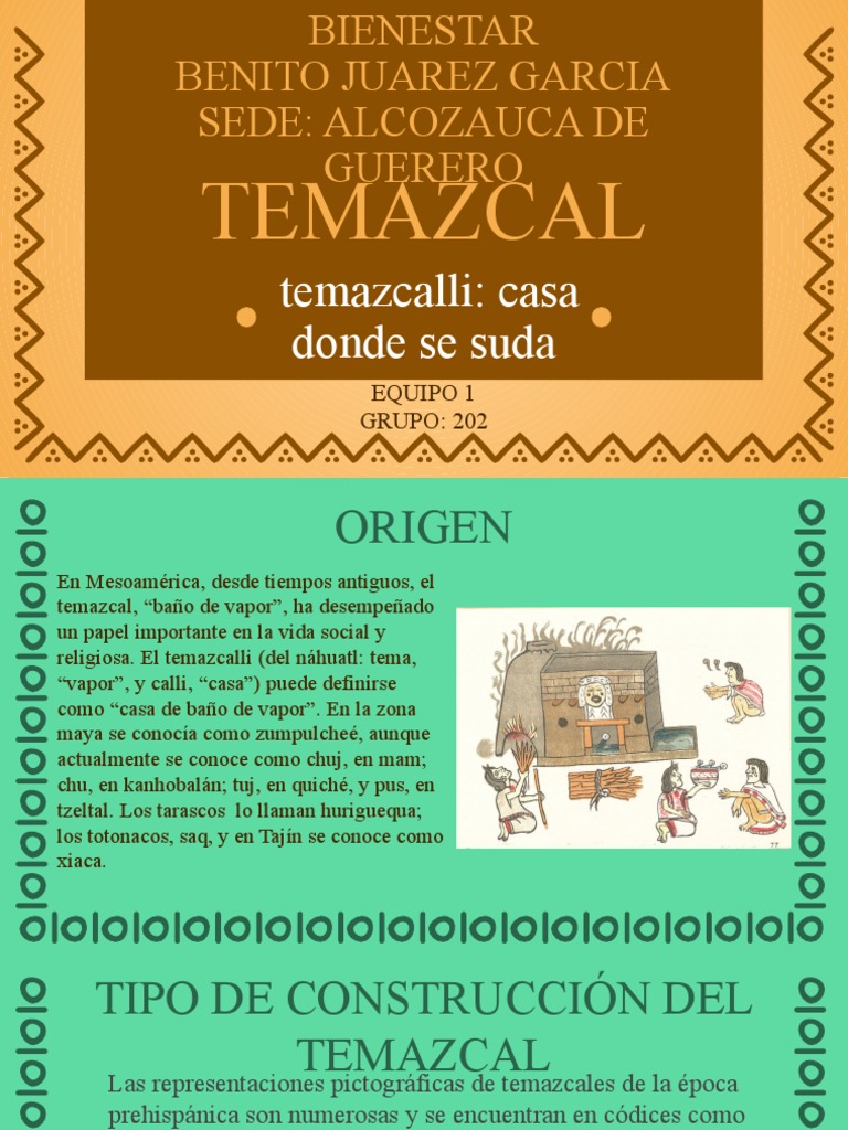 Beneficios y construcción del temazcal | PDF | Baños | Agua