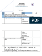 Lucan Central Colleges Inc: Weekly Learning Plan