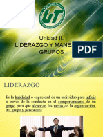  Liderazgo y Manejo de Grupos