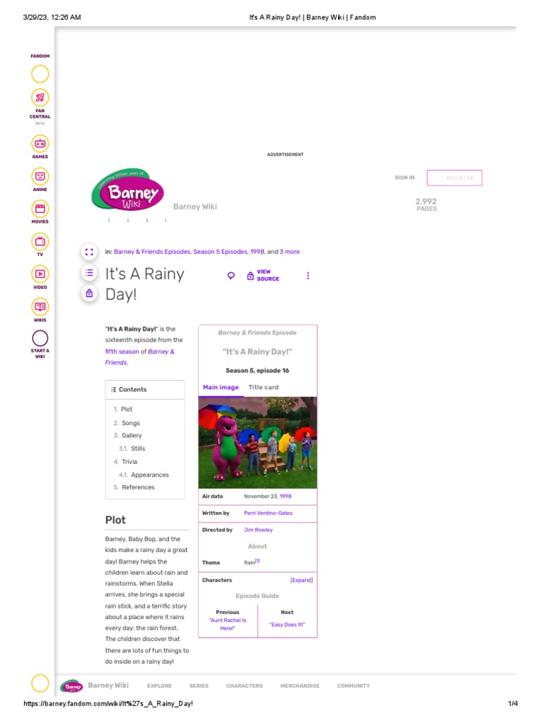 it-s-a-rainy-day-barney-wiki-fandom-pdf-fandom