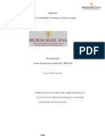 Desarrollo de Habilidades en Liderazgo y Trabajo en Equipo: Asignatura