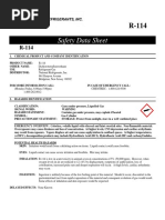 R-407C Refrigerant Safety Data Sheet | PDF | Firefighting | Fires