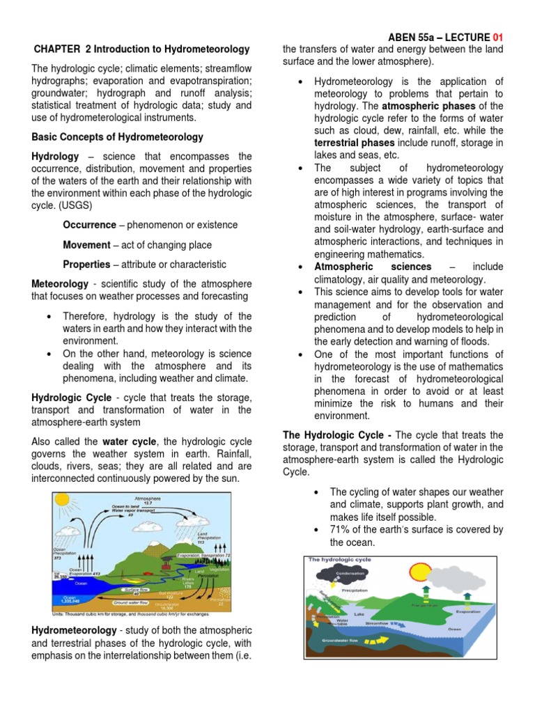Introduction to Hydrometeorology | PDF | Hydrology | Water Cycle