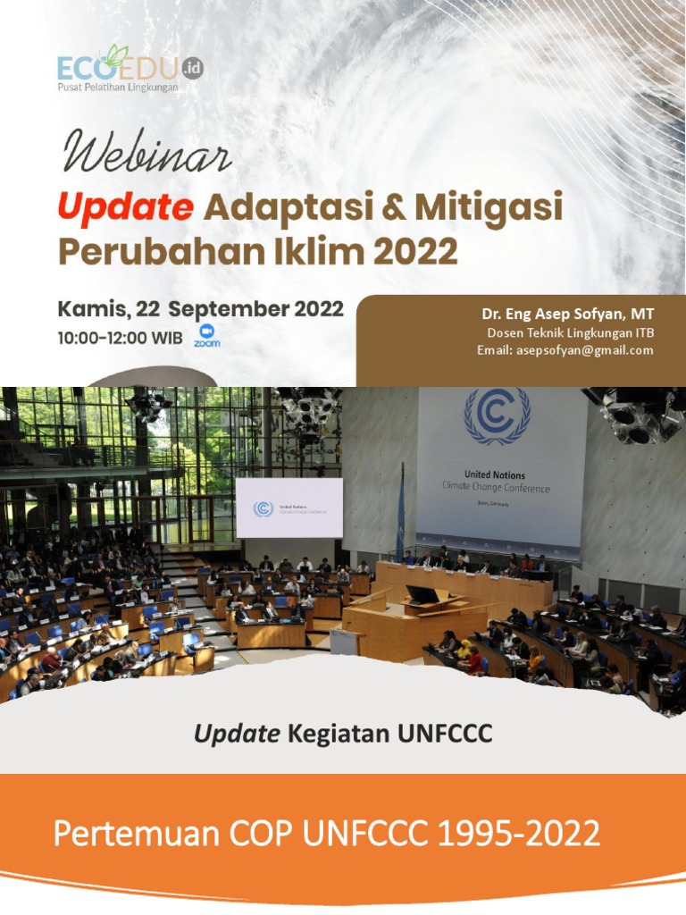 Kegiatan COP UNFCCC dan Net Zero 2050 | PDF