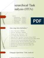 Hierarchical Task Analysis (HTA)