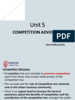 Unit 5 - Part 2 Competition Advocacy