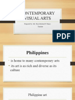 Contemporary Visual Arts: Prepared By: Mr. Jhon Michael P. Paano Teacher