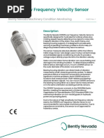 Low Frequency Velocity Sensor Datasheet - 169872F1