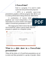 MS PowerPoint: An Easy-to-Use Presentation Software Program