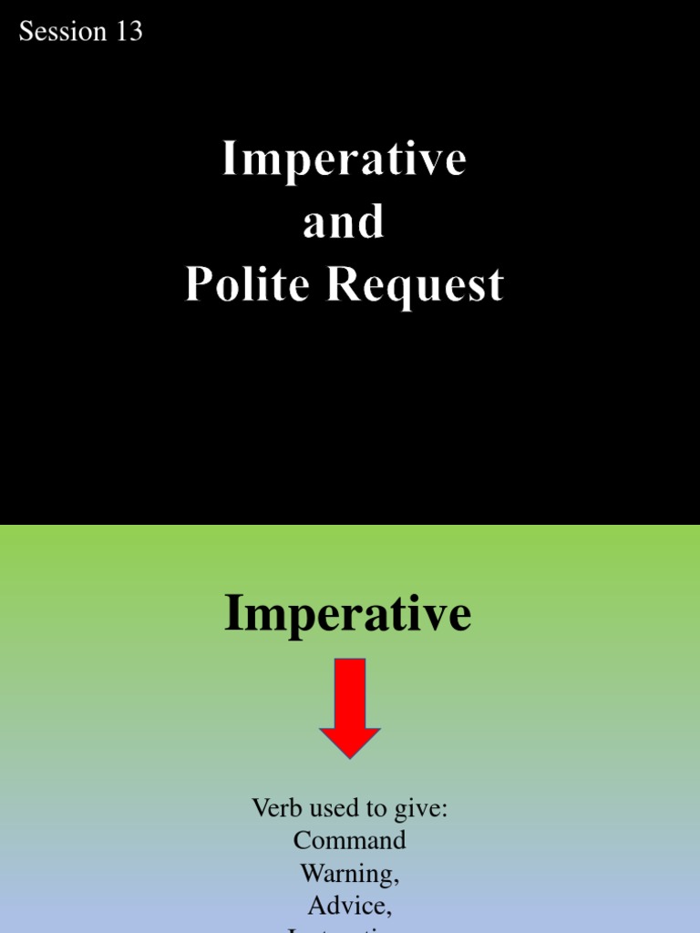 Imperative Verbs Guide | PDF | Cognitive Science | Linguistic Typology
