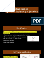 Rectification Specially Designed P-N Junctions