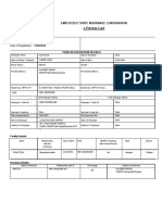 Employees' State Insurance Corporation E-Pehchan Card: Insured Person: Insurance No.: Date of Registration