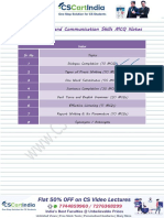 Presentation and Communication Skills MCQ Notes: Index SR No 1 2 3 4 5 6 7 8