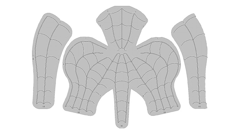 Spider-Man Fabric Mask Template by AlexCerva MX