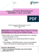 Persiapan Dan Pengemasan Spesimen Viral Load Hiv