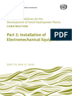 Part 2: Installation of Electromechanical Equipment: Technical Guidelines For The Development of Small Hydropower Plants