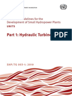 Part 1: Hydraulic Turbines: Technical Guidelines For The Development of Small Hydropower Plants