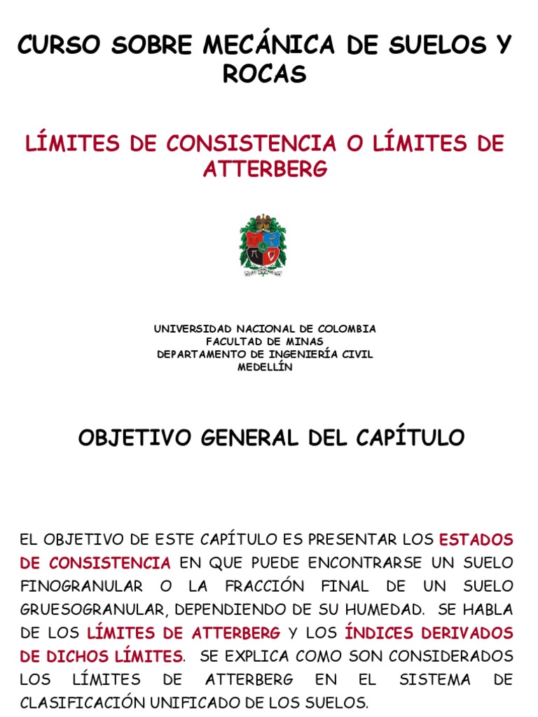 05 Límites de Consistencia | PDF | Suelo | Materiales