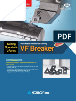 Features: Finishing-Purpose of Negative Chip Breaker For Steel Turning