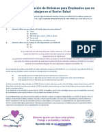Symptom Screening Checklist SPANISH - 20apr2021