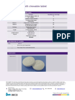 Bone and Join Health Chewable Tablet: Technical Information