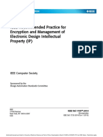 IEEE Recommended Practice For Encryption and Management of Electronic Design Intellectual Property (IP)