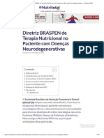 Diretriz BRASPEN de Terapia Nutricional No Paciente Com Doenças Neurodegenerativas - Nutritotal PRO
