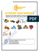 Sunrise Machinery Manufacturer and Trader