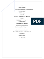 A Project Report On Report On Overview of Mutual Fund Investment in India Submitted by Nidhi Poojary